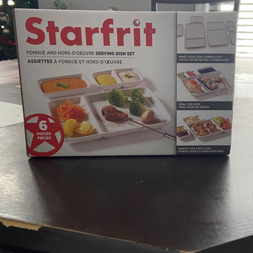 Starfrit Fondue and Hors d'Oeuvre Serving Dish Set